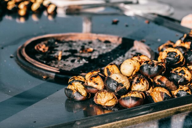 Castagne fresche in vendita